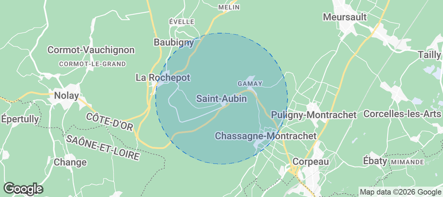 Saint-Aubin Airbnb map